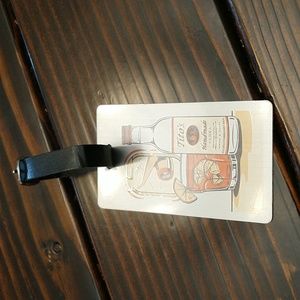 Tito's Vodka luggage tag